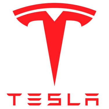 a picture showing the logo of Tesla